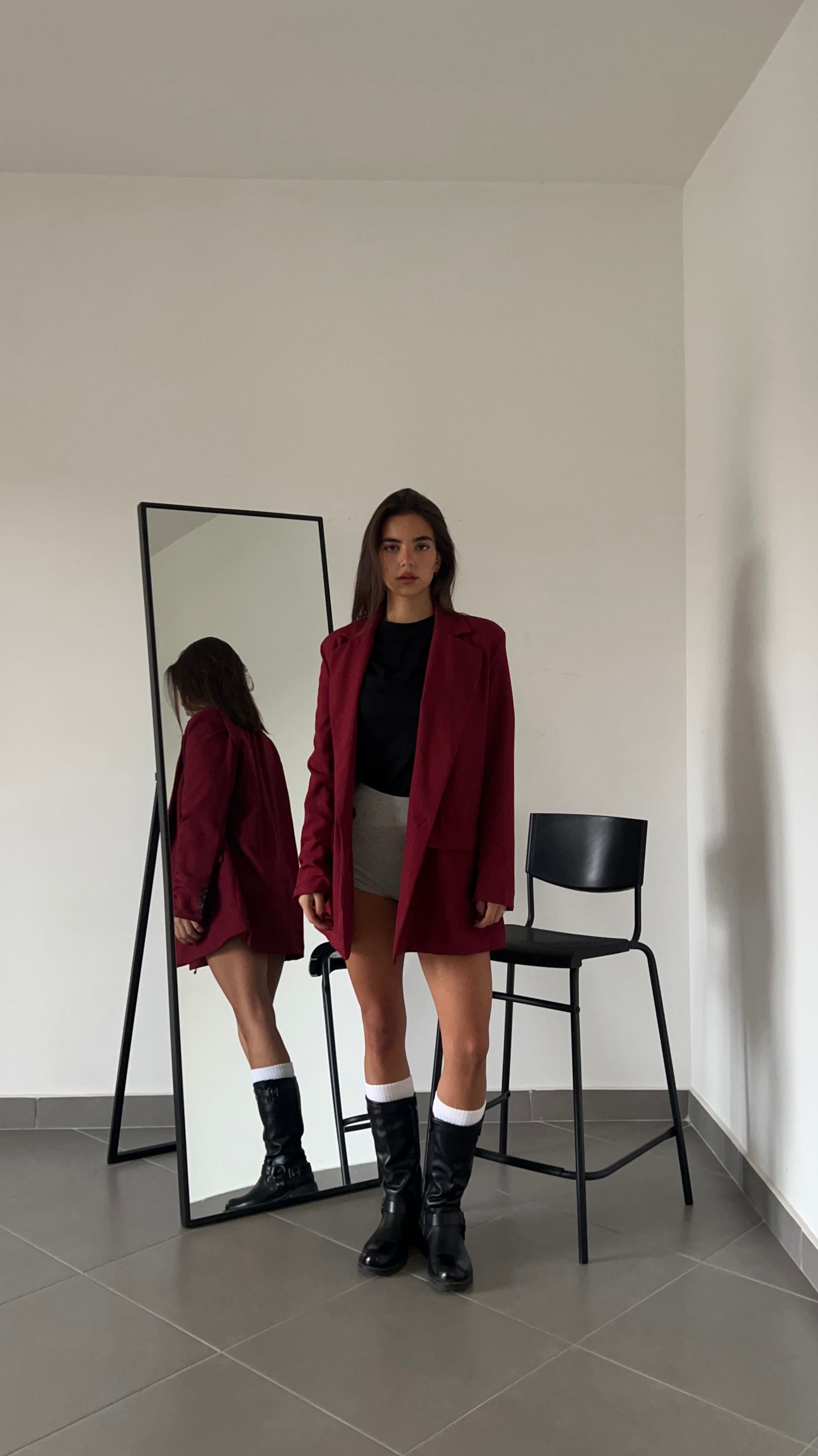 Blazer Over - Bordeaux