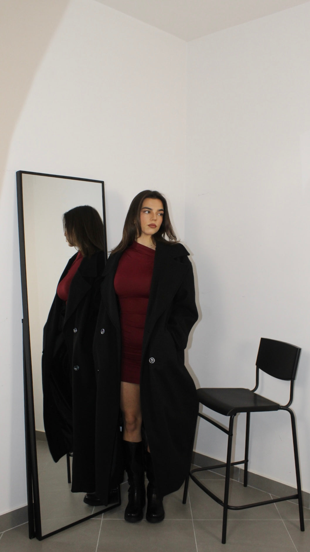 Coat Basic - Nero